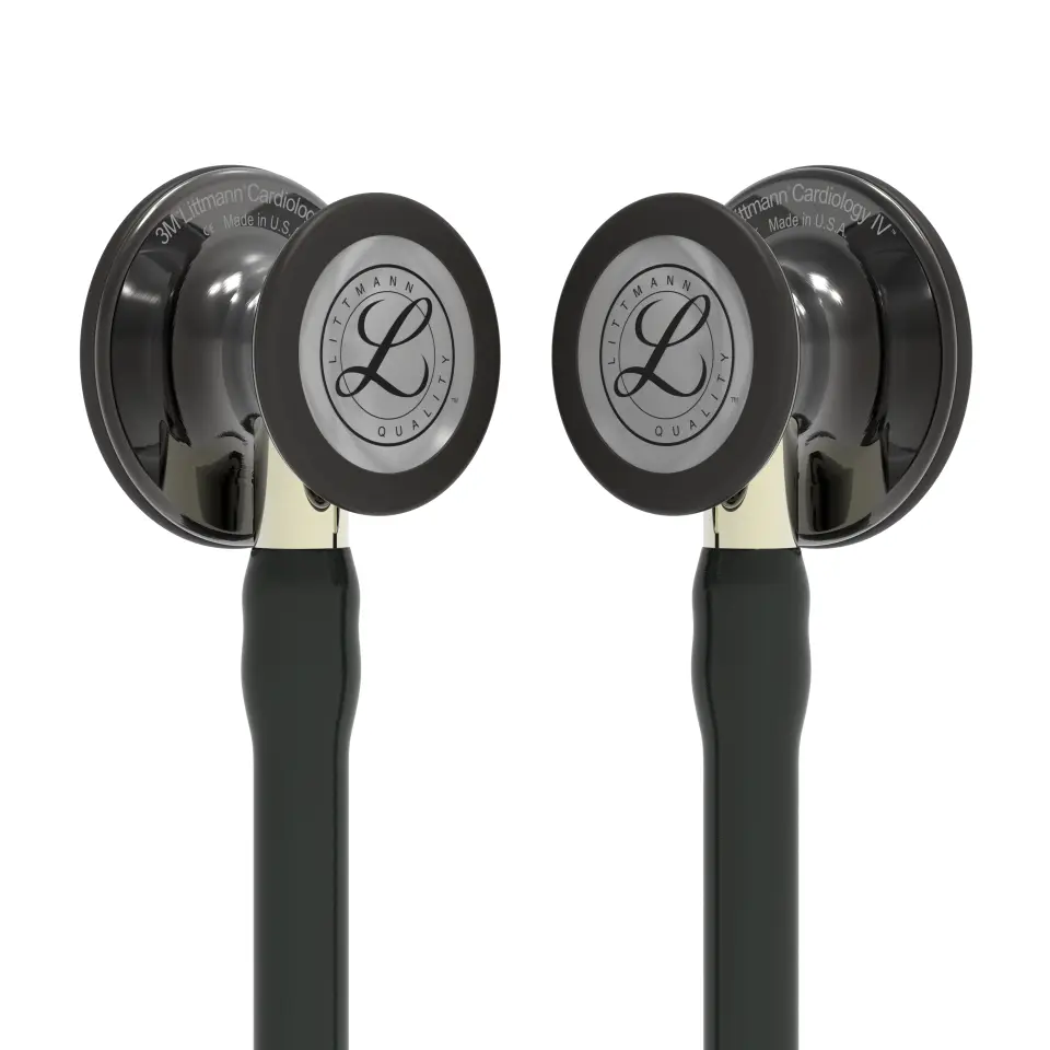 6204 3M™ Littmann® Cardiology IV™ Stetoskop, Siyah Hortum