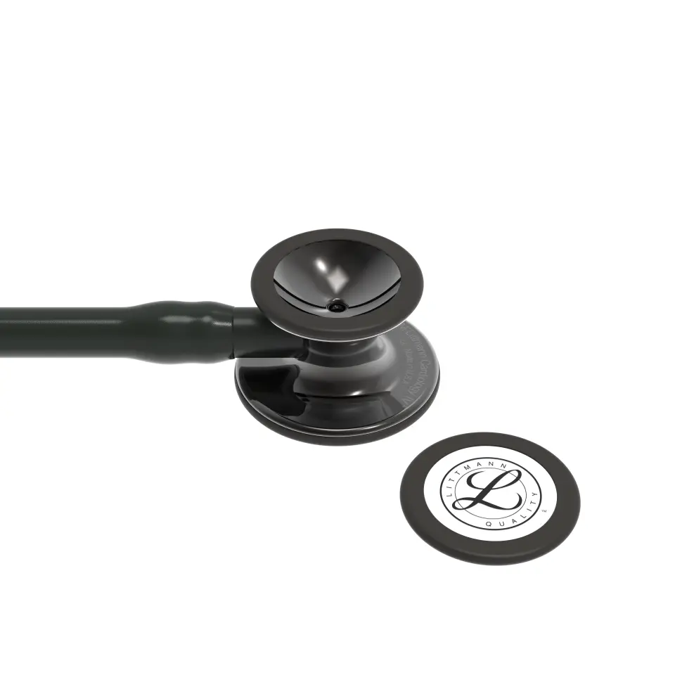 6232 3M Littmann Cardiology IV Stetoskop, Siyah Hortum, Duman Siyahı Çan