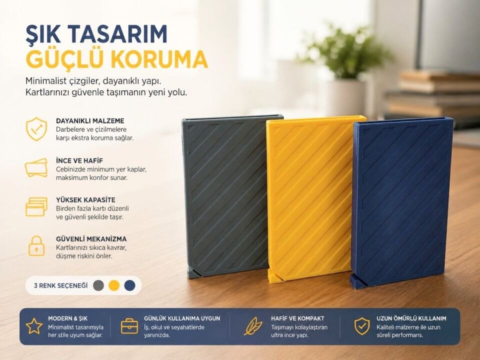 KARTVİZİTLİK GRİ