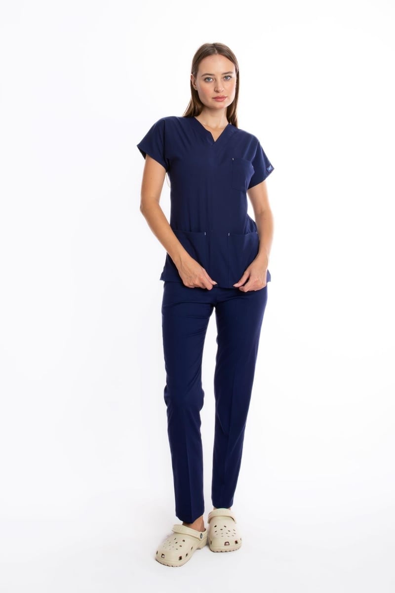 BLAZER MAVİ CORE-FLEX CERRAHİ TAKIM | Likralı Scrubs